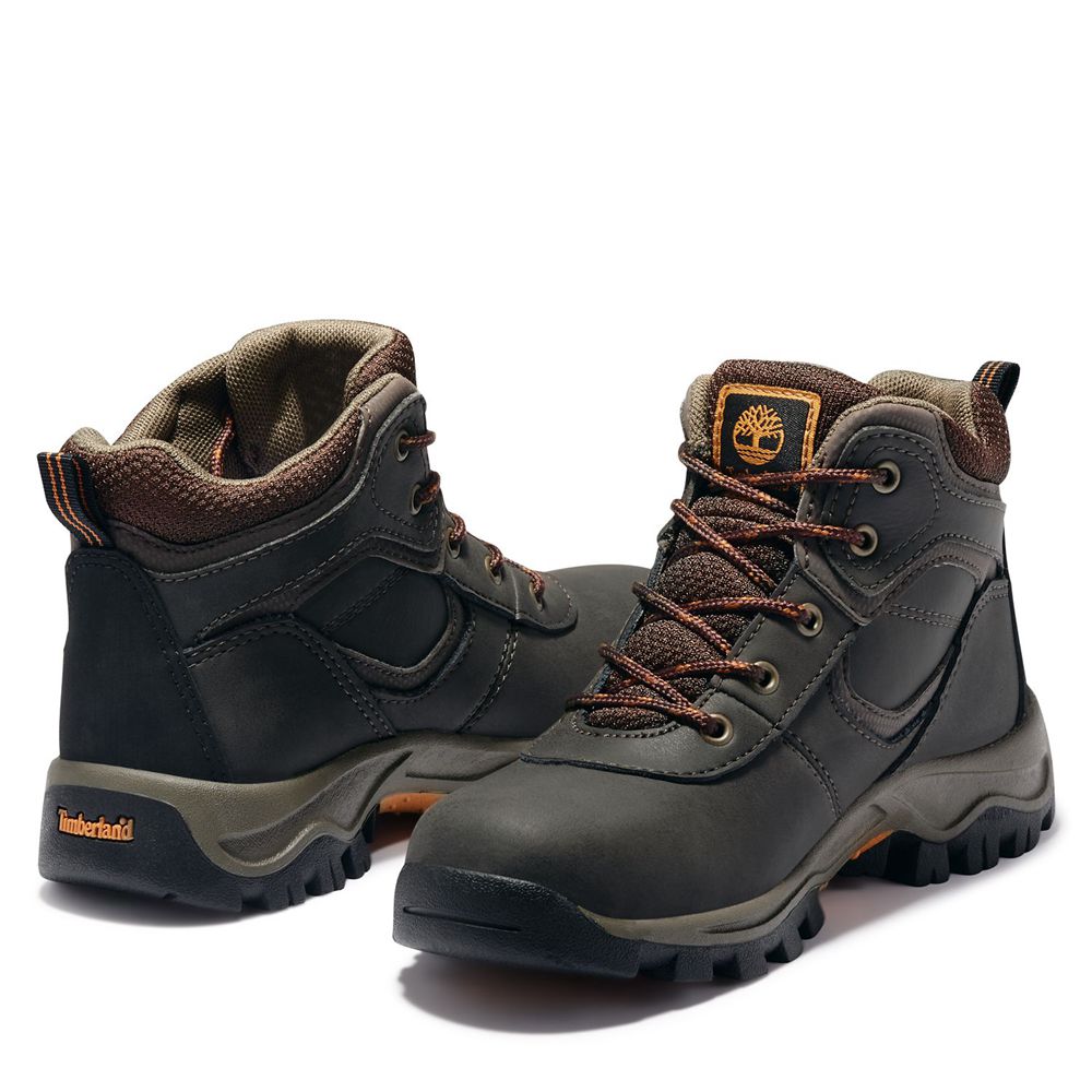 Botas de Montaña Timberland Niños Youth Mt. Maddsen Waterproof Marrones Oscuro - Chile UXN-589274